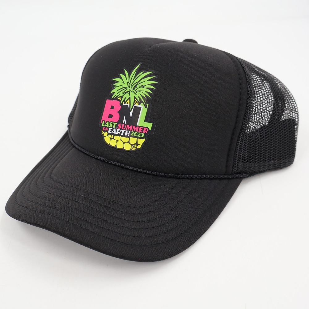 Barenaked Ladies Trucker Hat Otto OSFM Black 2023 Tour Pineapple Snapback